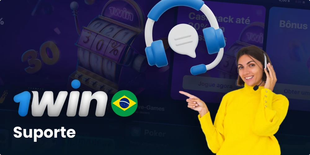 Contatos do agente de suporte da 1win